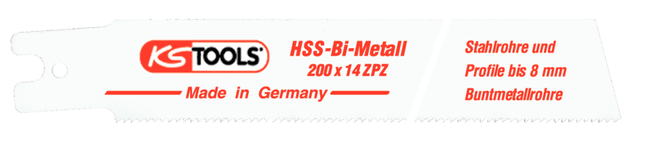 Säbelsägeblatt Rems, HSS-Bi-Metall, 200mm, 1,8mm, 5er Pack