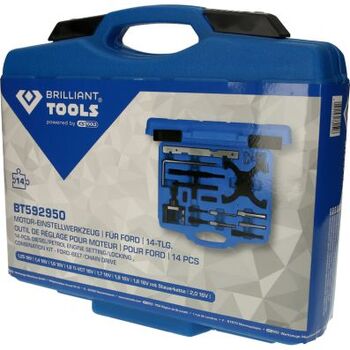 Einstellwerkzeugsatz, Steuerzeiten KS TOOLS  BT592950 für FORD COURIER Pick-up  COUGAR (EC_)  C-MAX (DM2)  FIESTA IV (JA_, JB_)  FIESTA V (JH_, JD_)  FIESTA VI (CB1, CCN)  FIESTA V Van  FIESTA VI Van  FIESTA Kasten/Großraumlimousine (J5_, J3_)  FIESTA Ka
