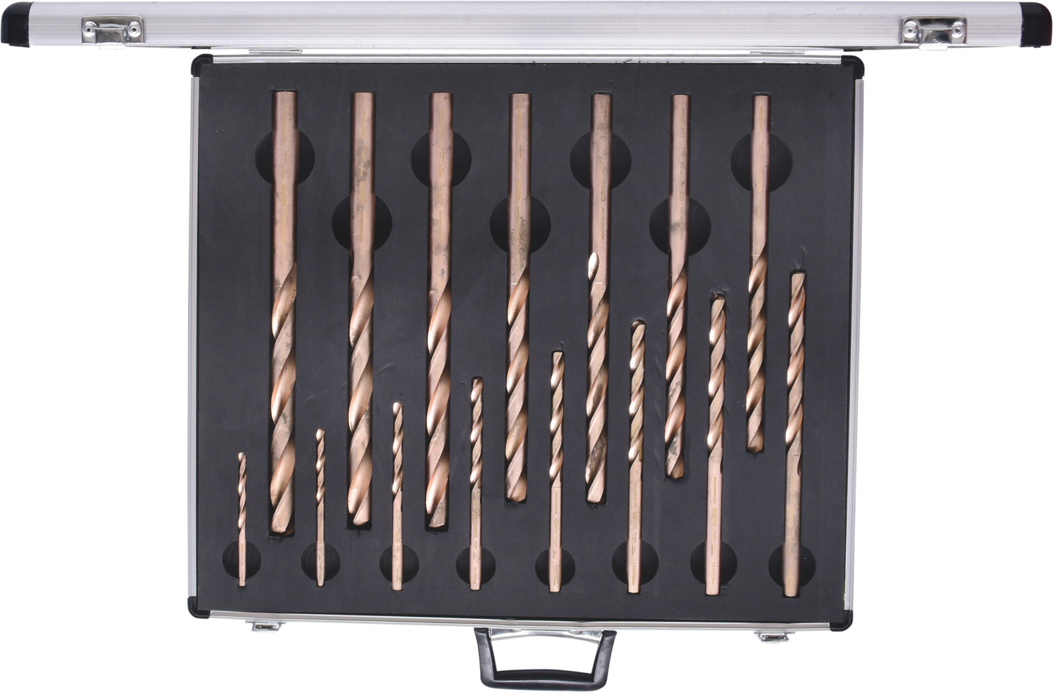 BERYLLIUMplus Spiralbohrer-Satz 15-tlg