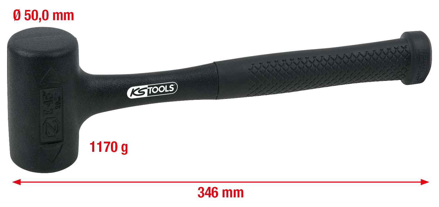 Rückschlagfreier Schonhammer, 620g