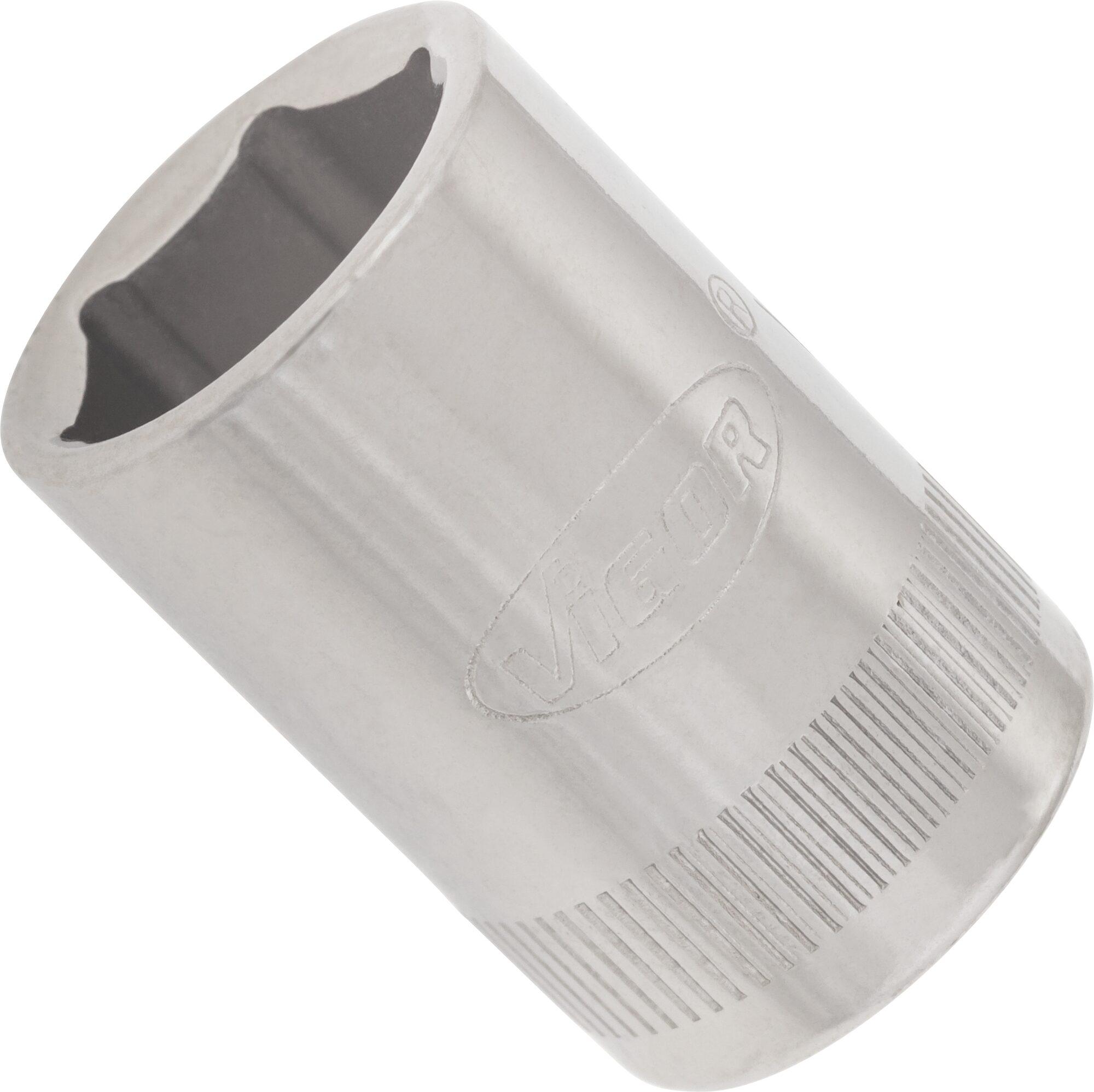 VIGOR Sechskant Steckschlüsseleinsatz · V2272N · Vierkant hohl 10 mm (3/8 Zoll) · Außen Sechskant Profil · 12 mm