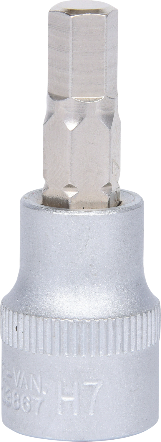 3/8" Bit-Stecknuss Innensechskant, 7mm