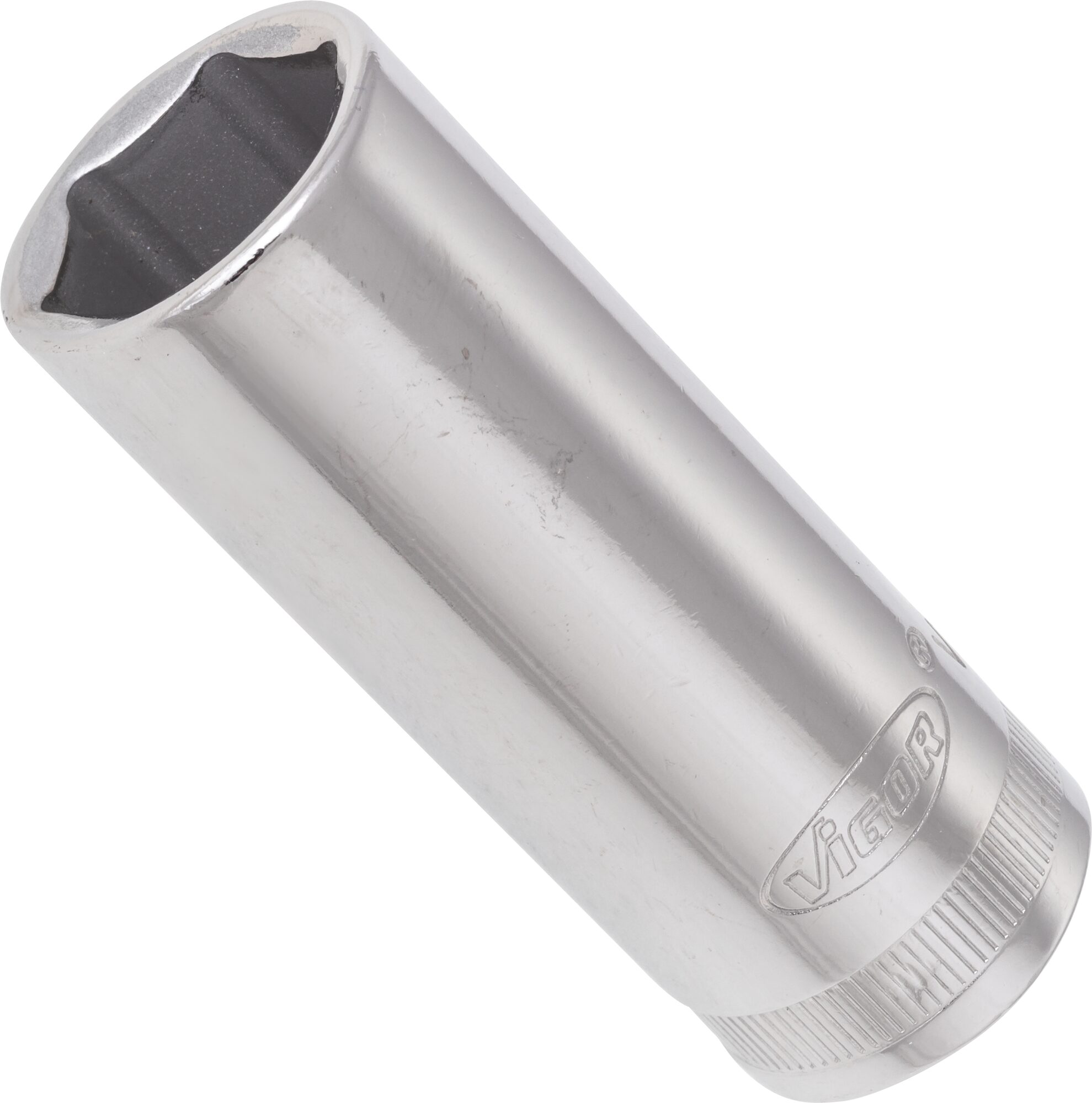 VIGOR Sechskant Steckschlüsseleinsatz · lang · V2314N · Vierkant hohl 10 mm (3/8 Zoll) · Außen Sechskant Profil · 17 mm