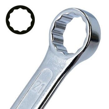 Ringmaulschlüssel, abgewinkelt, 6mm