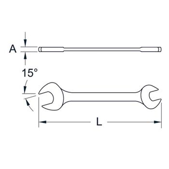Doppel-Gabelschlüssel KS TOOLS  BT010913