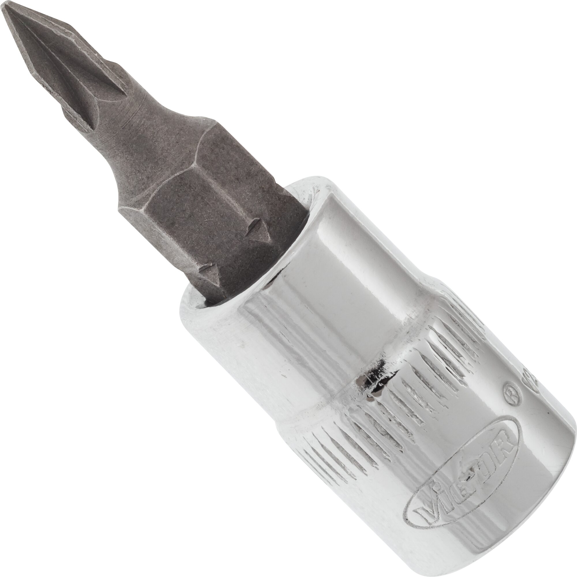 VIGOR Schraubendreher-Einsatz · V2594N · Vierkant hohl 6,3 mm (1/4 Zoll) · Pozidriv Profil PZ · PZ0