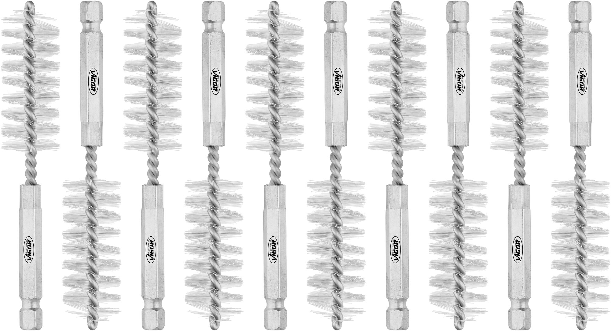 VIGOR Nylonbürsten Satz ? 18 mm · V4646N-18