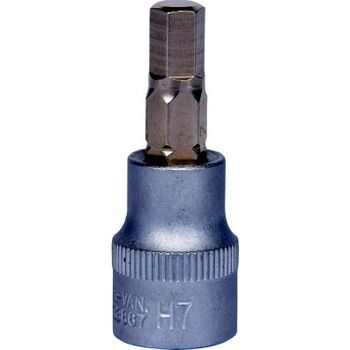 3/8" Bit-Stecknuss Innensechskant, 7mm