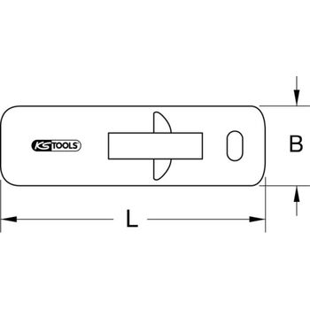 Kunststoffspreizkeil, 53x225mm