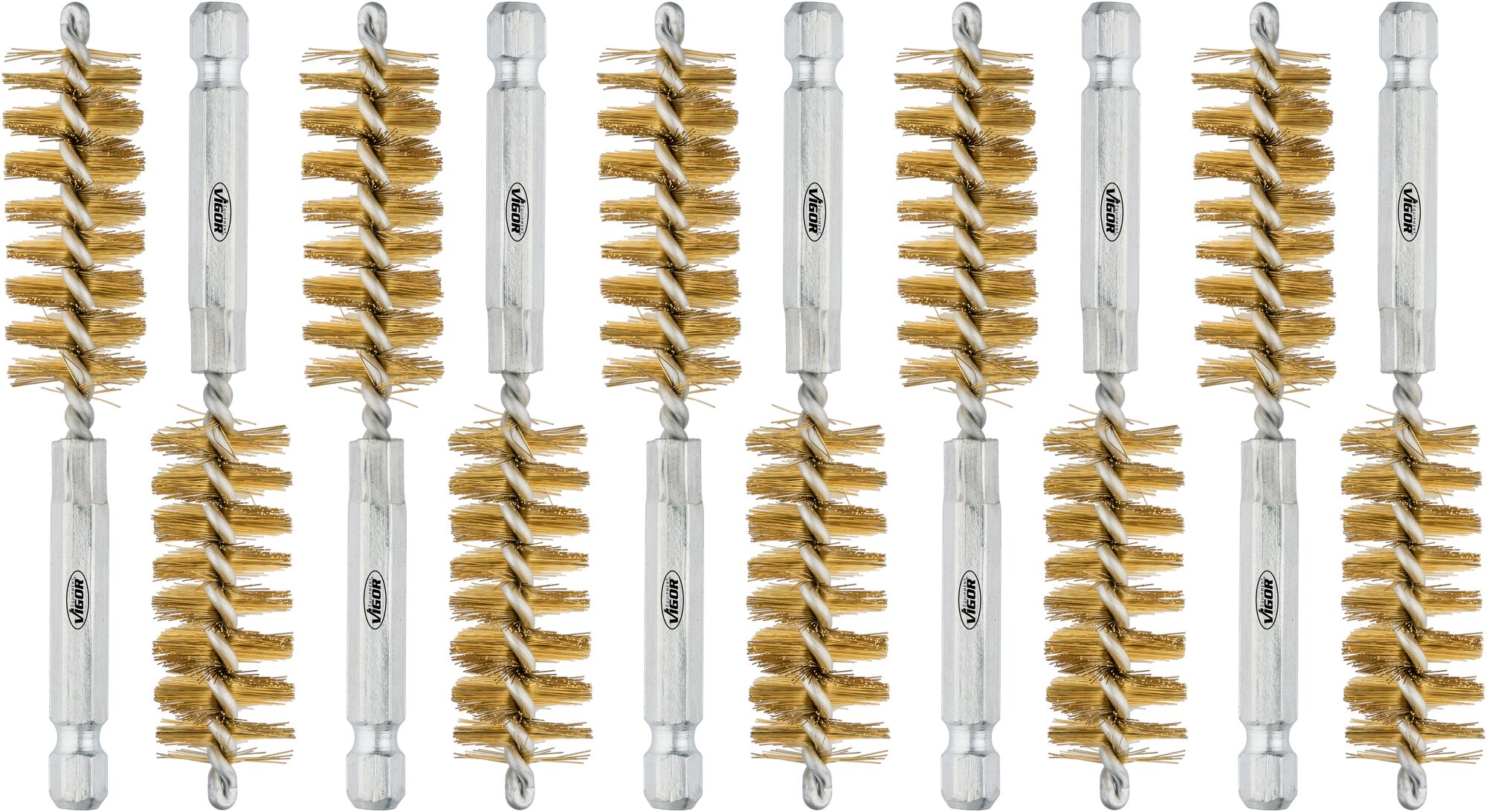 VIGOR Messingbürsten Satz ? 17 mm · V4646M-17