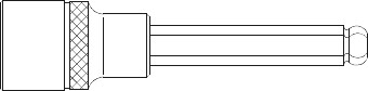 Werkzeug Sonic Biteinsatz 1/2" Innensechskant mit Kugel 9mm 83010009