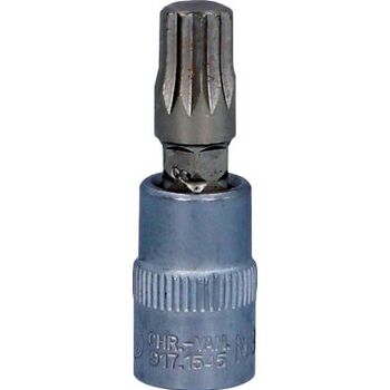 1/4" Bit-Stecknuss XZN, M8