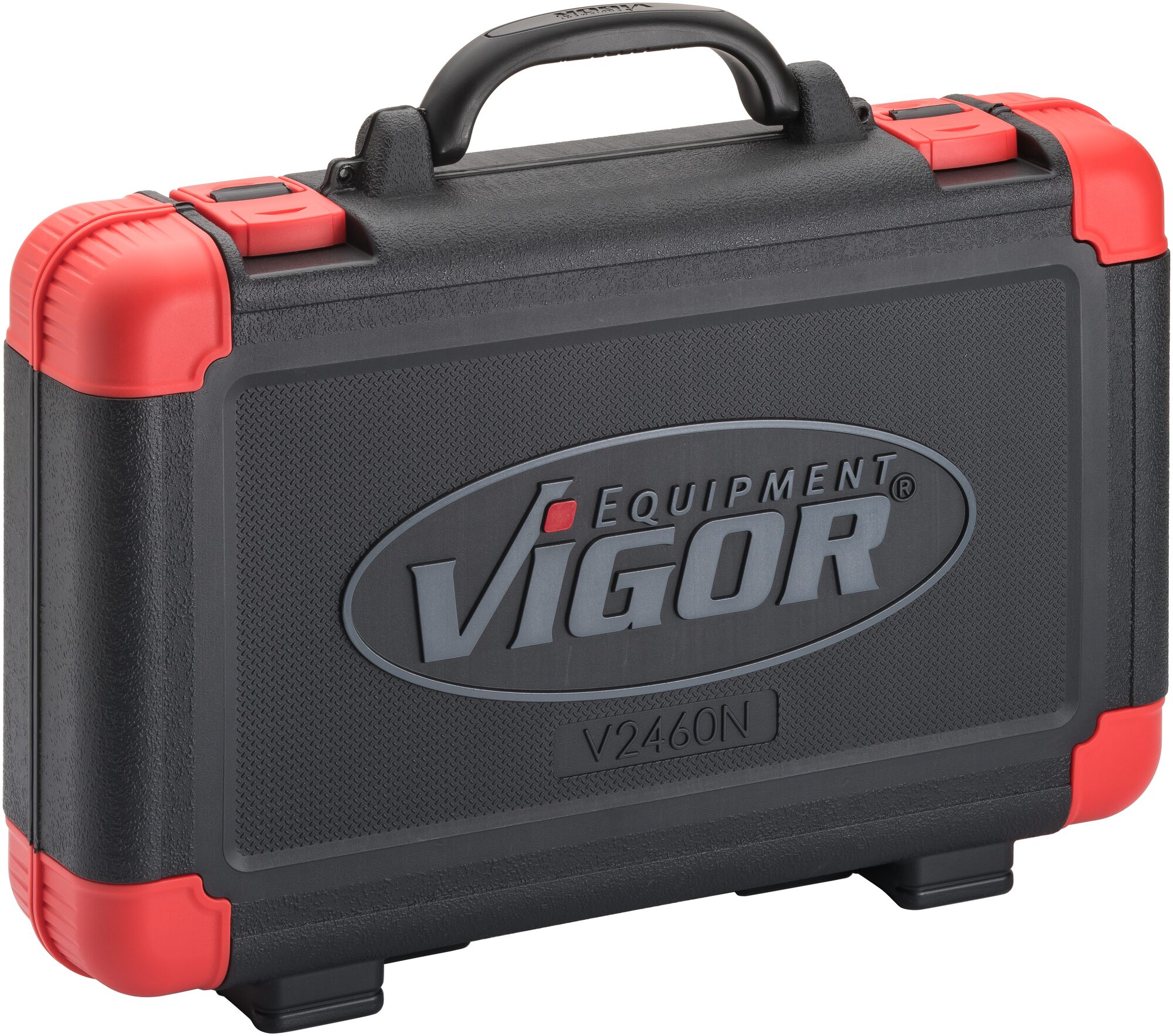 VIGOR Steckschlüssel Satz · V2460N · Vierkant hohl 12,5 mm (1/2 Zoll) · Außen Sechskant Profil · 10 – 32 · Anzahl Werkzeuge: 25