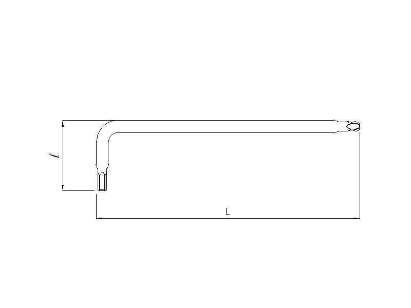 Werkzeug Sonic TX-Schlüssel T-Griff Kugel T40 1861340