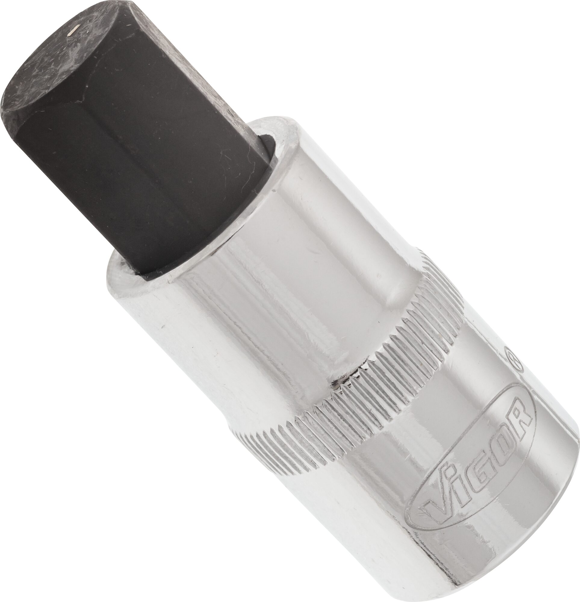 VIGOR Innensechskant Schraubendreher-Einsatz · V2107 · Vierkant hohl 12,5 mm (1/2 Zoll) · Innen Sechskant Profil · 14 mm
