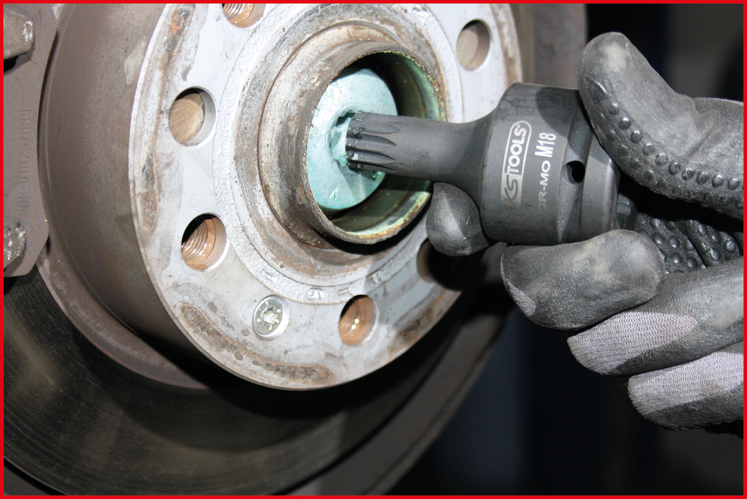 3/4" Kraft-Bit-Stecknuss für Vielzahn(XZN®)-Schrauben, kurz