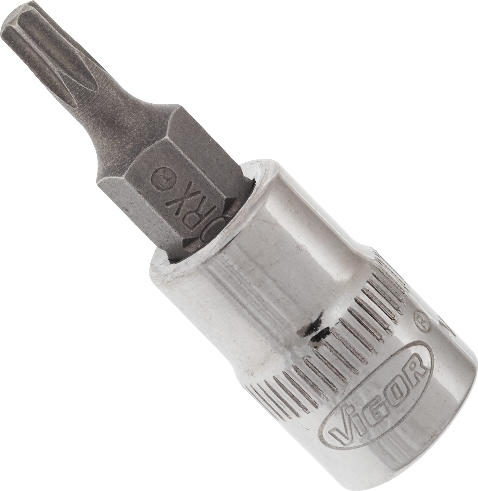 VIGOR T Schraubendreher-Einsatz · V2443N · Vierkant hohl 6,3 mm (1/4 Zoll) · Innen TORX® Profil · T15