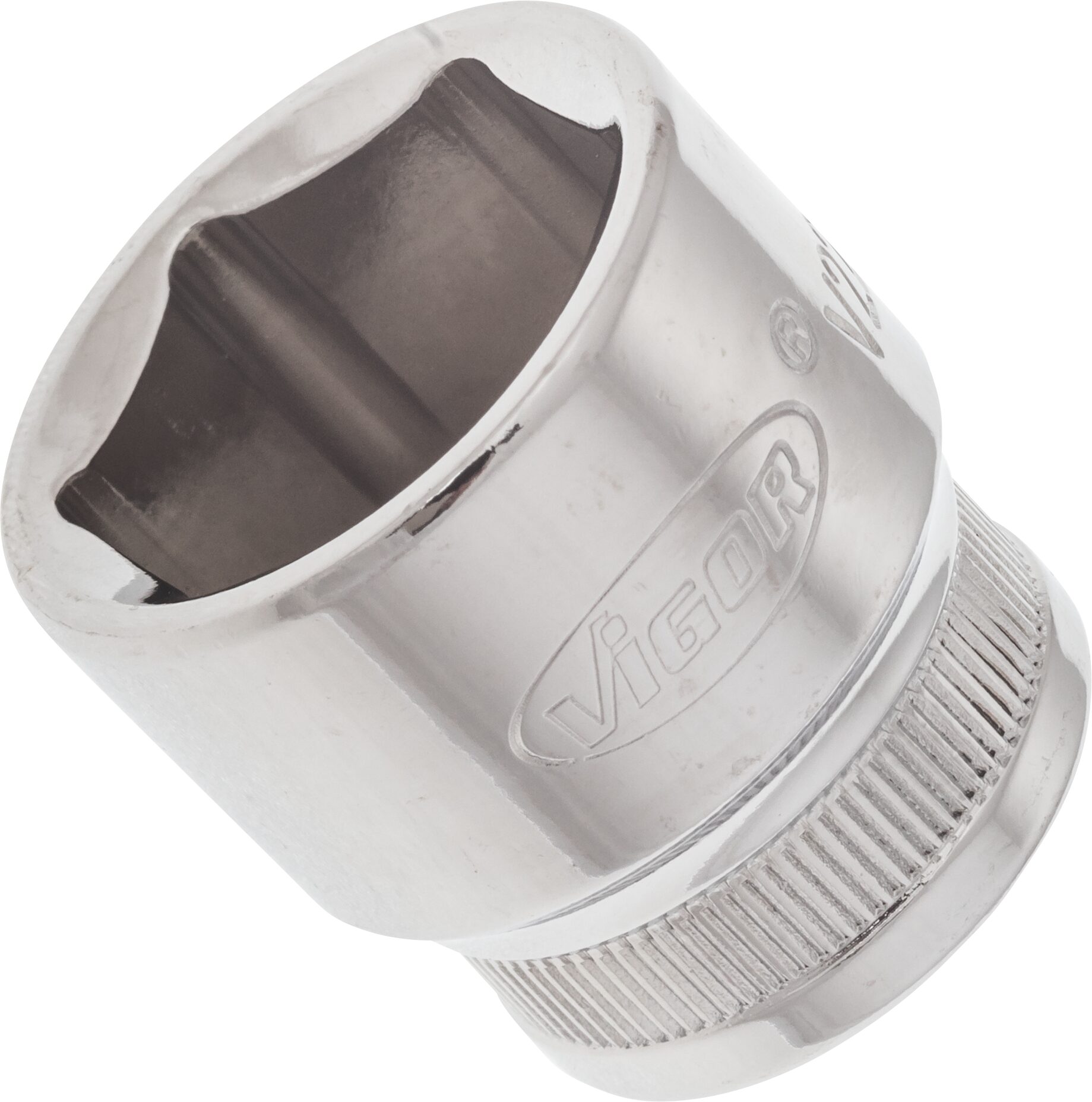 VIGOR Sechskant Steckschlüsseleinsatz · V2264N · Vierkant hohl 10 mm (3/8 Zoll) · Außen Sechskant Profil · 20 mm