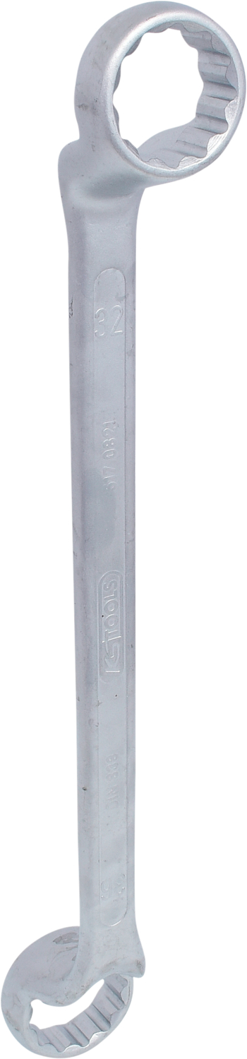 Doppel-Ringschlüssel, gekröpft, 32x36mm