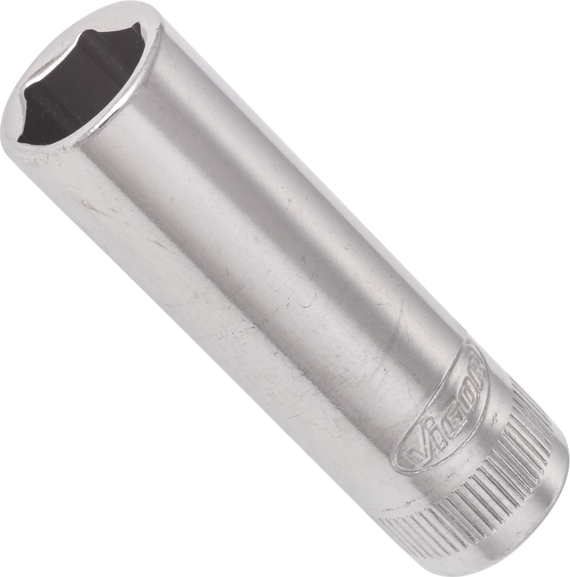 VIGOR Sechskant Steckschlüsseleinsatz · lang · V2539N · Vierkant hohl 6,3 mm (1/4 Zoll) · Außen Sechskant Profil · 10 mm