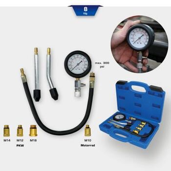 Kompressionsdruckprüfset KS TOOLS BT581100 Kompressionsdruckprüfset KS TOOLS BT581100