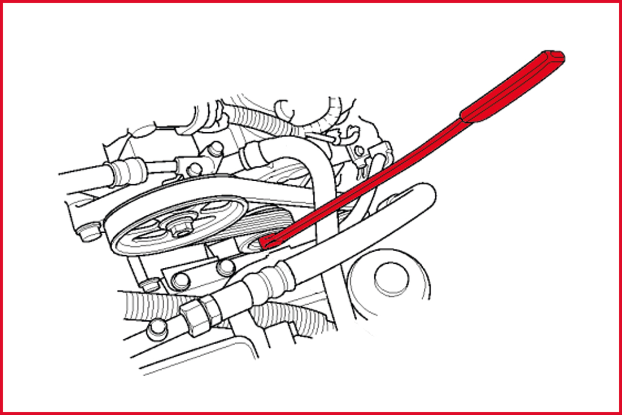 Riemenscheiben-Schlüssel für Mercedes 8,0 mm