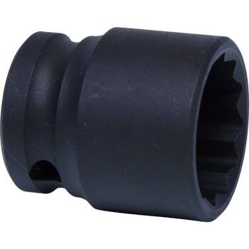 1/2" 12-kant-Kraft-Stecknuss, kurz, 24mm