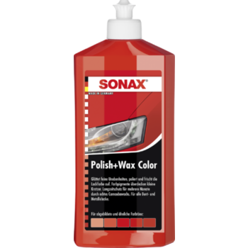 Lackpolitur Polish & Wax Color NanoPro rot