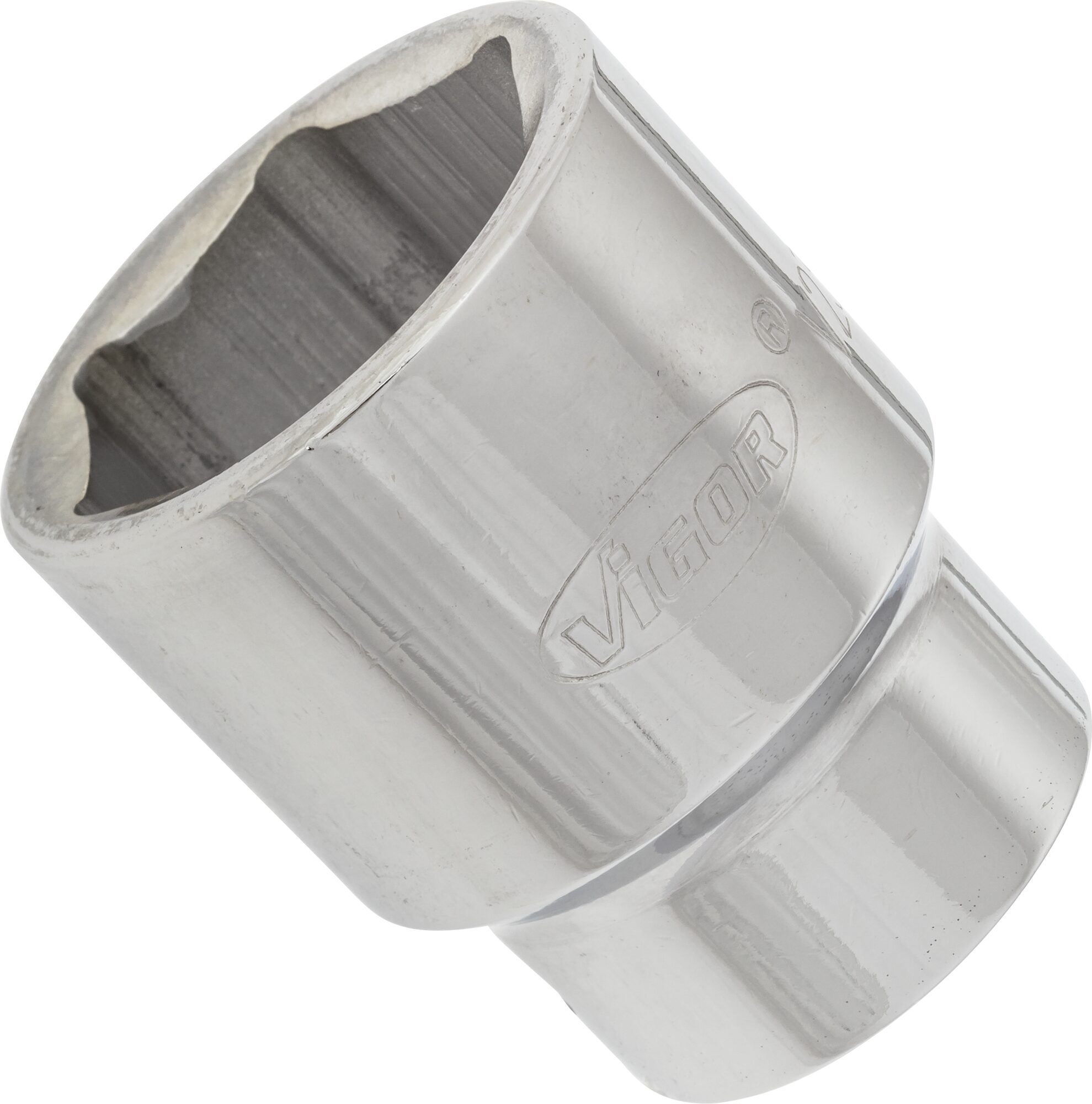 VIGOR Steckschlüsseleinsatz · V2332N · Vierkant hohl 20 mm (3/4 Zoll) · Außen Sechskant Profil · 34 mm