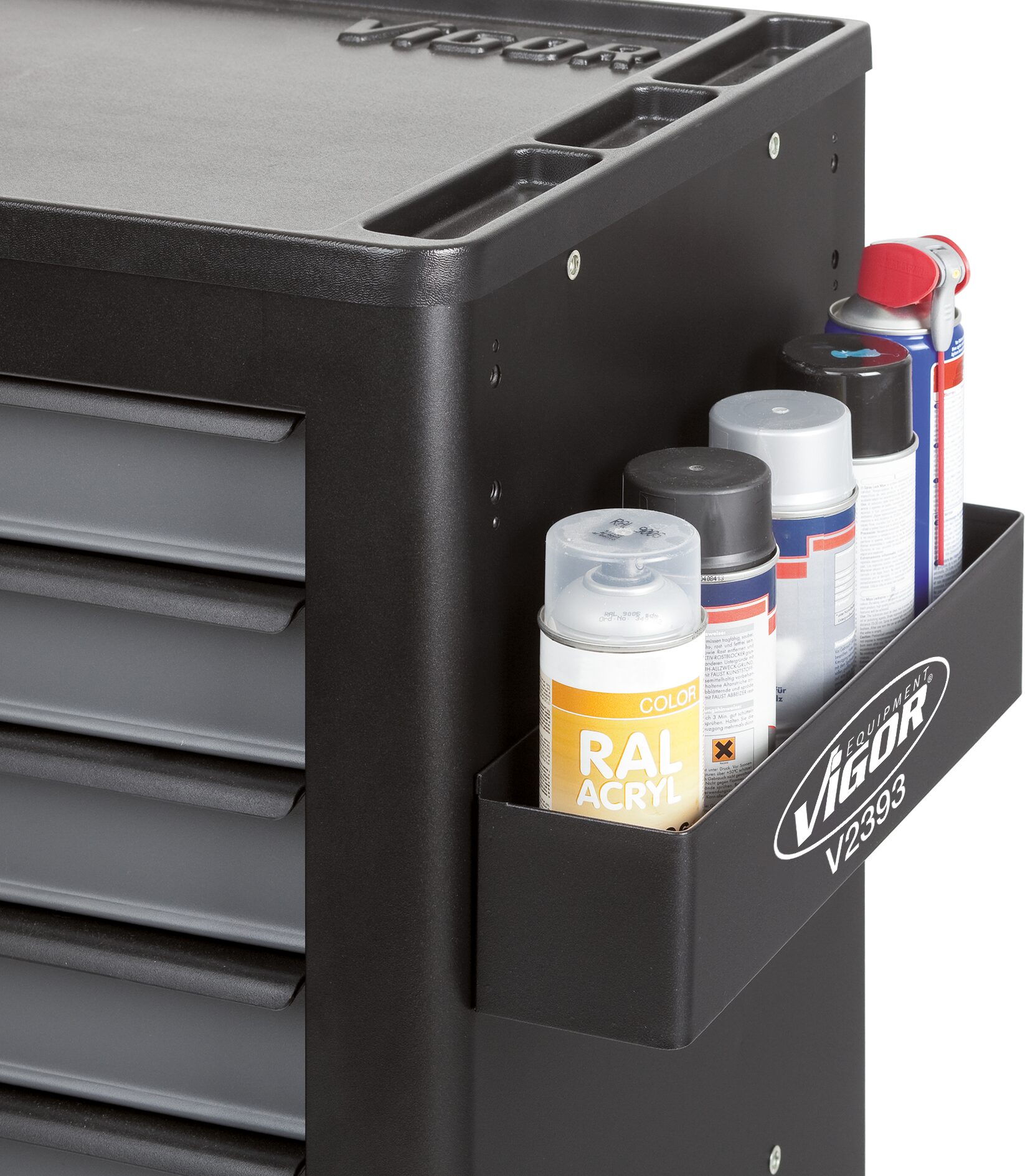 VIGOR Dosenhalter · für Series M · Series L · Series XL · Series XD (ausgenommen V4481-X) · bis zu 5 Dosen · V2393