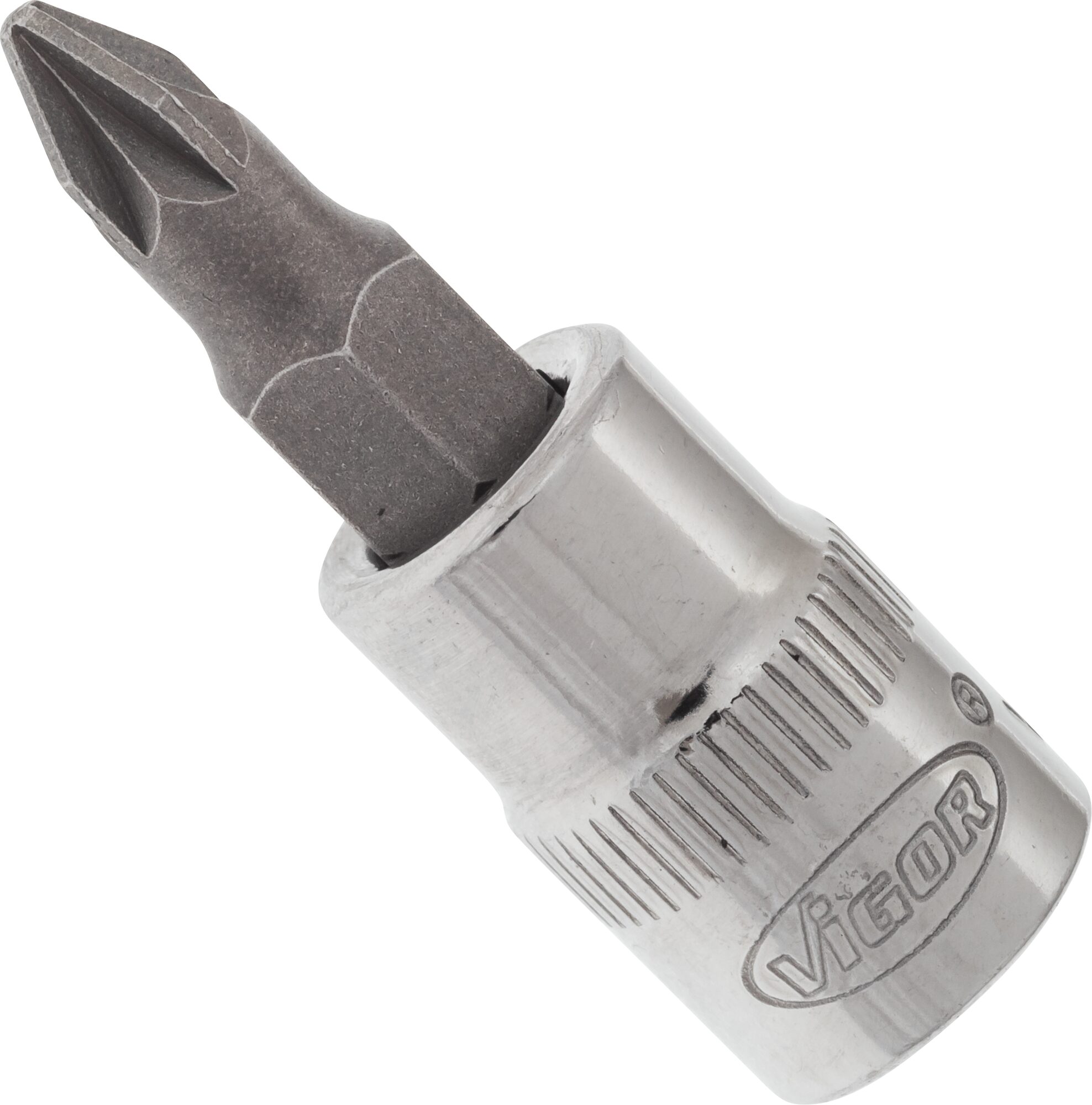 VIGOR Schraubendreher-Einsatz · V2439N · Vierkant hohl 6,3 mm (1/4 Zoll) · Pozidriv Profil PZ · PZ1