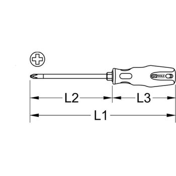 ERGOTORQUEplus Schraubendreher, PH3, 265mm