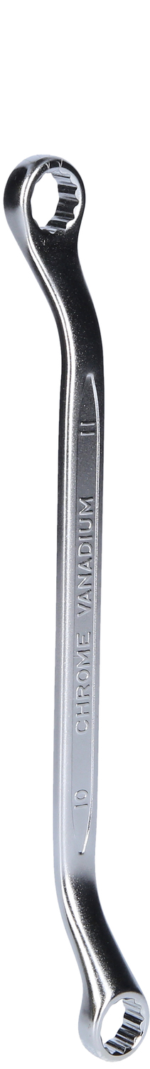 Doppel-Ringschlüssel, leicht gekröpft, 10x11mm