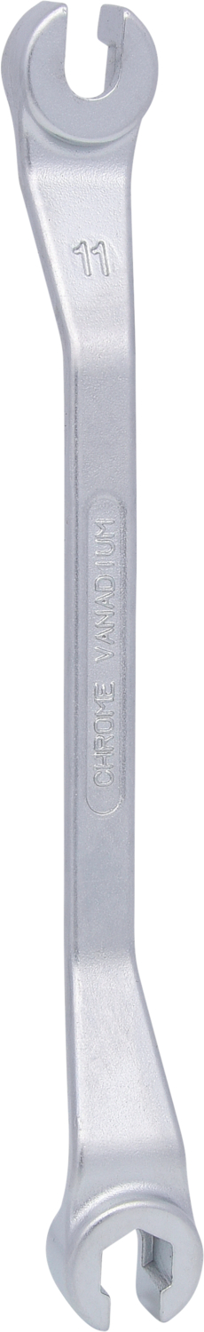 CHROMEplus Offener Doppel-Ringschlüssel, gekröpft, 10x11mm