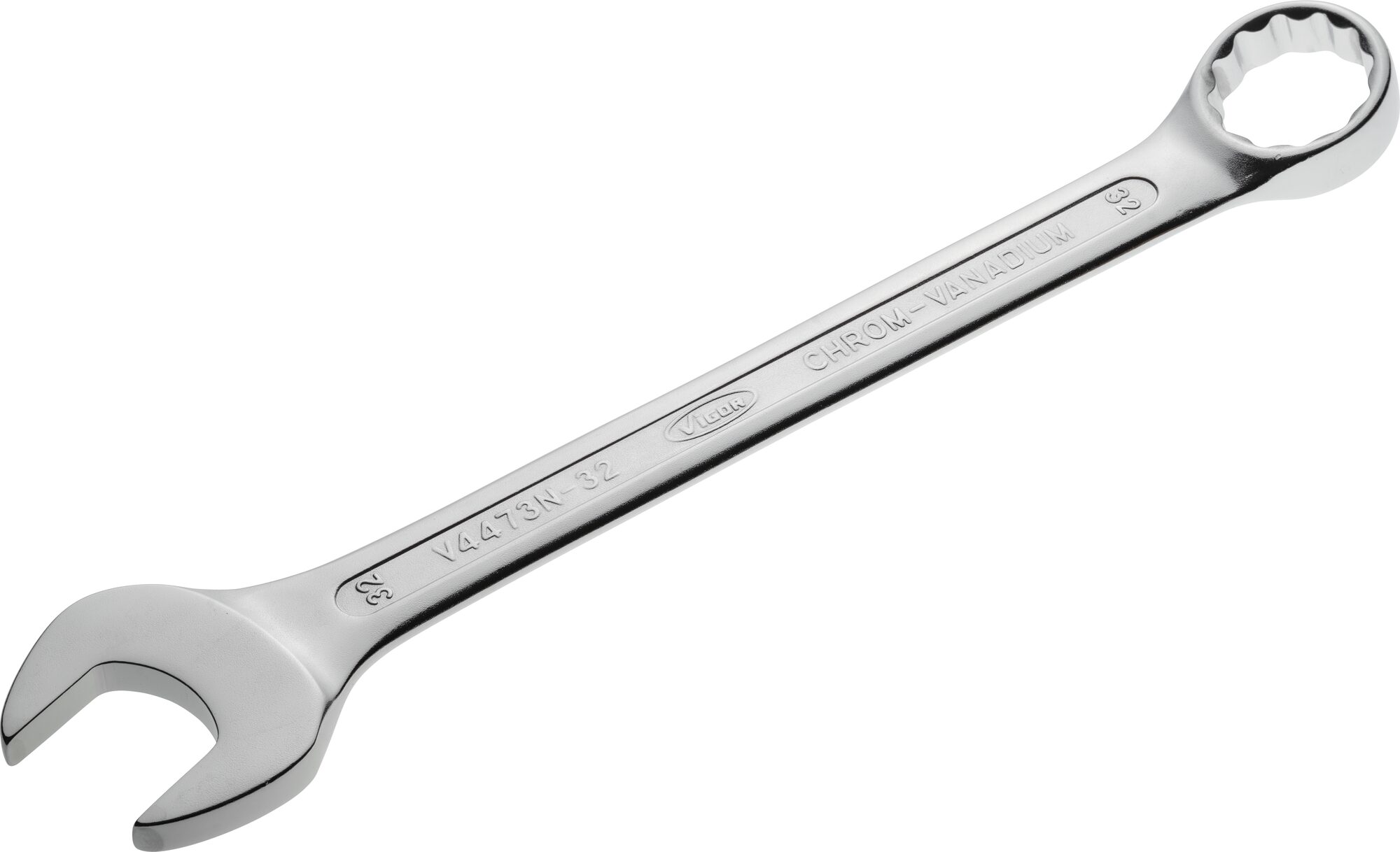 VIGOR Ring-Maulschlüssel · V4473N-32 · Außen Sechskant Profil, Außen Doppel-Sechskant Profil · 32 mm