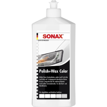 Lackpolitur Polish & Wax Color NanoPro weiß