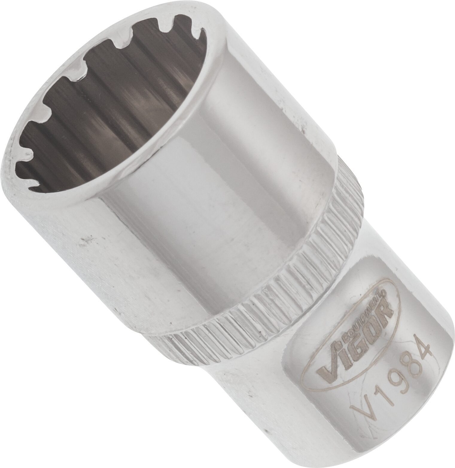 VIGOR Multiprofil Steckschlüsseleinsatz · V1984 · Vierkant hohl 6,3 mm (1/4 Zoll) · Multiprofil · 11 mm