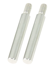Rundadapter, 8mm, 2er Pack, verchromt