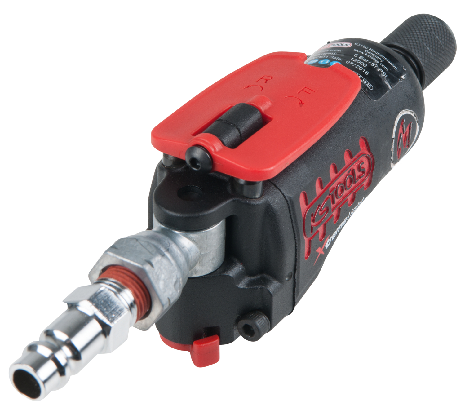 1/4" MONSTER Xtremelight Mini-Bit-Druckluft-Schlagschrauber mit Umschaltwippe, 108Nm