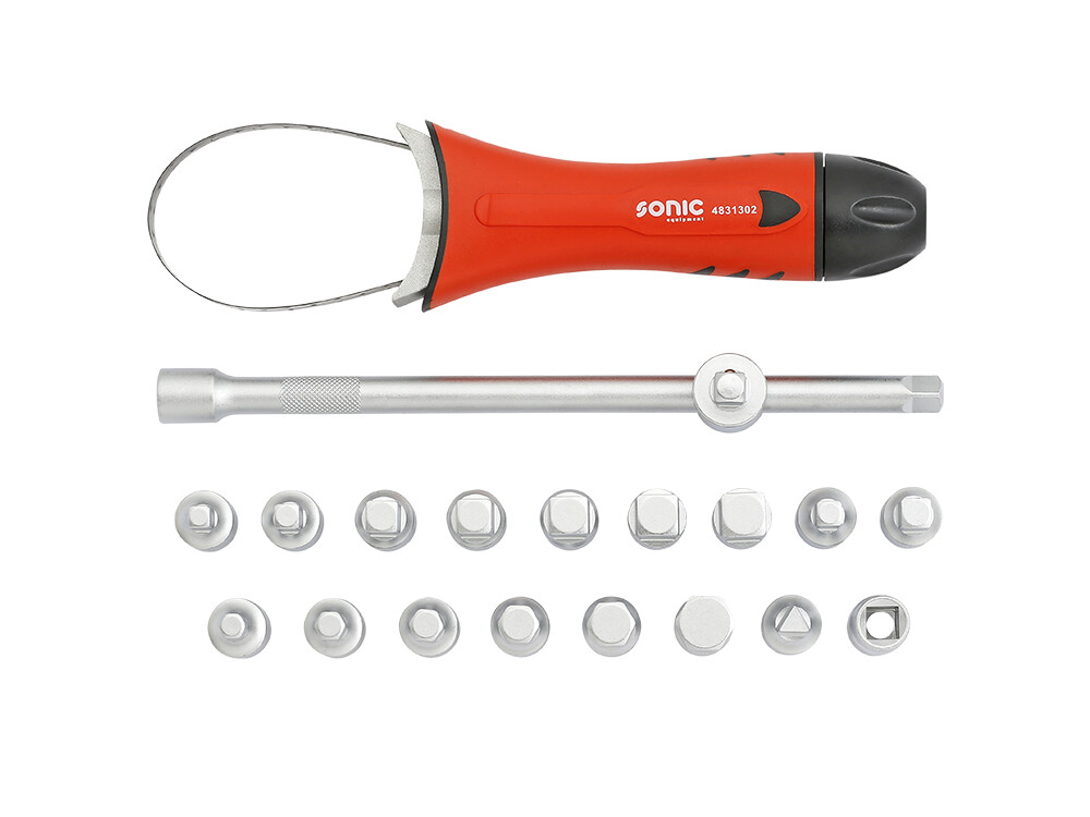 Werkzeug Sonic Ölablass-Satz 1/2" 20-tlg. 302001
