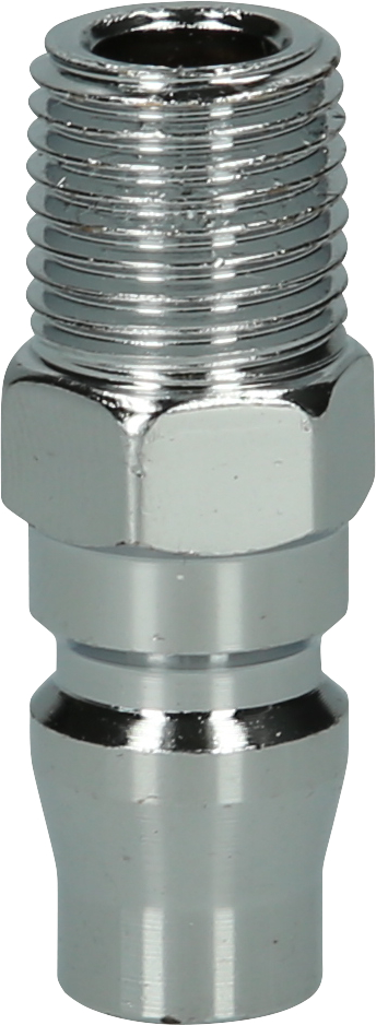 Metall-Stecknippel, 1/4"AG, Asien