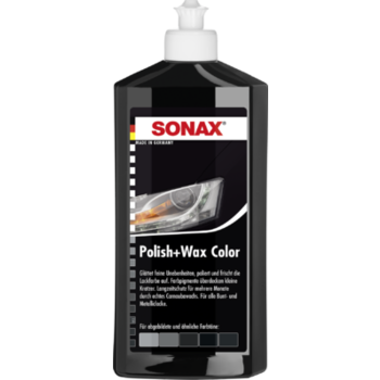 Lackpolitur Polish & Wax Color NanoPro schwarz