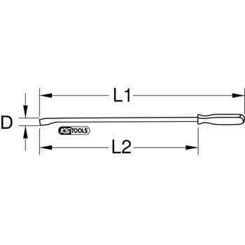 Hebeleisen, 20x600mm