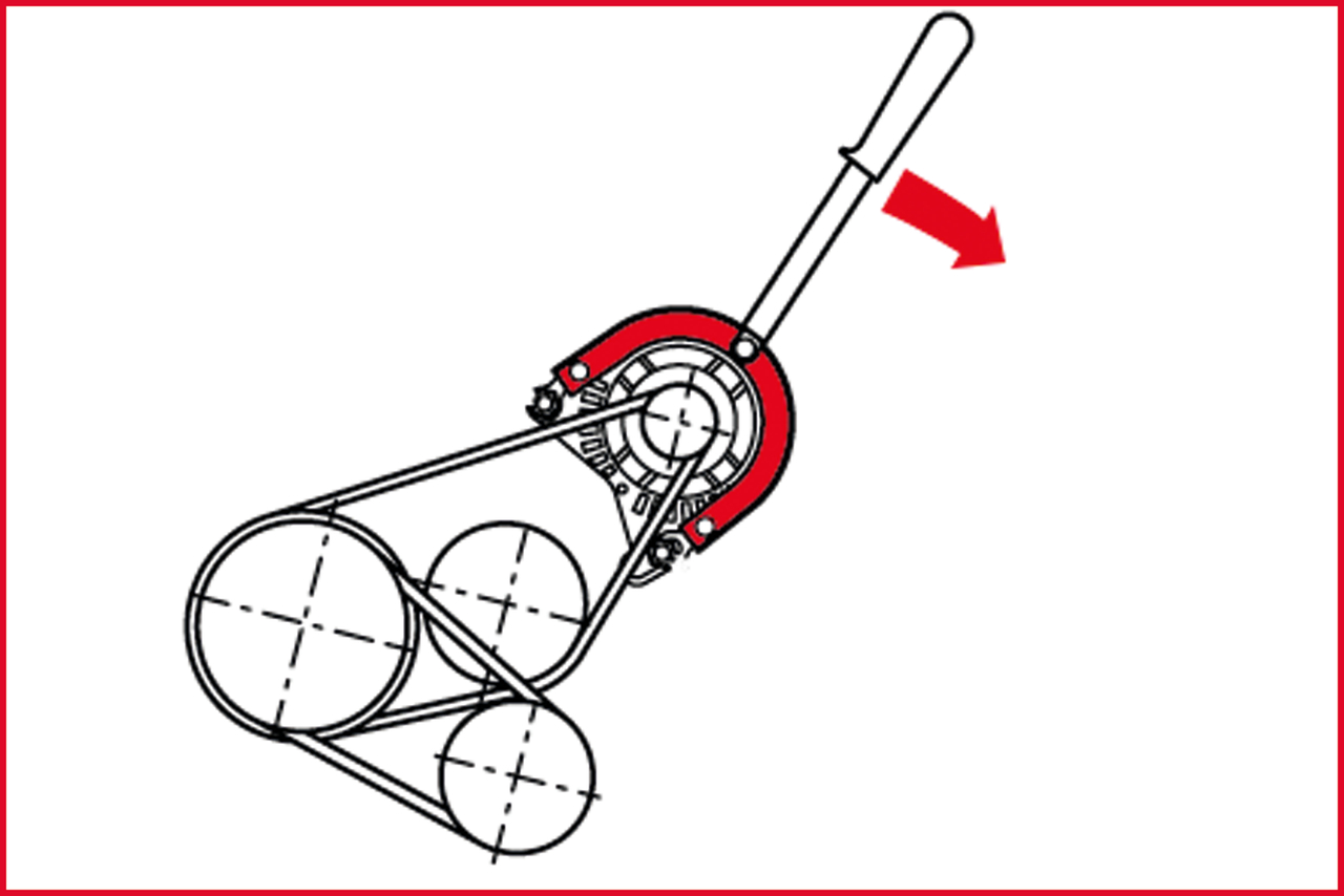 1/2" Lichtmaschinen-Spannschlüssel