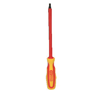 Innensechskant-Schraubendreher mit Schutzisolierung, 6mm