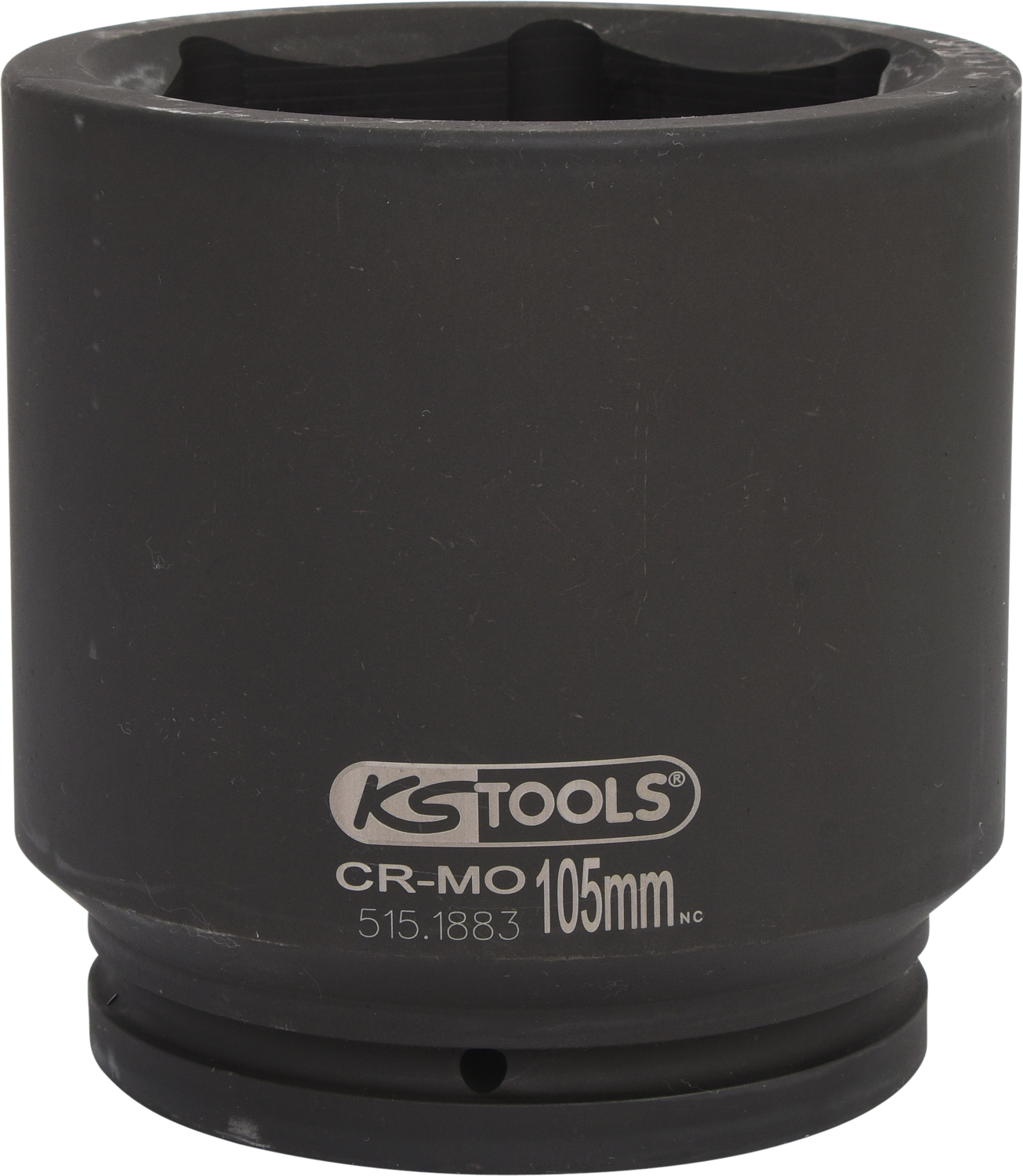 1" Sechskant-Kraft-Stecknuss, lang, 105 mm