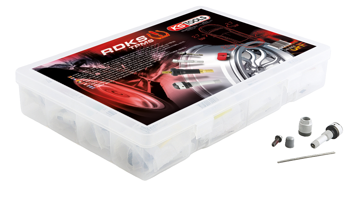 RDKS / TPMS Service-Sortiment für Reifendruck-Kontrollsysteme, 142-tlg