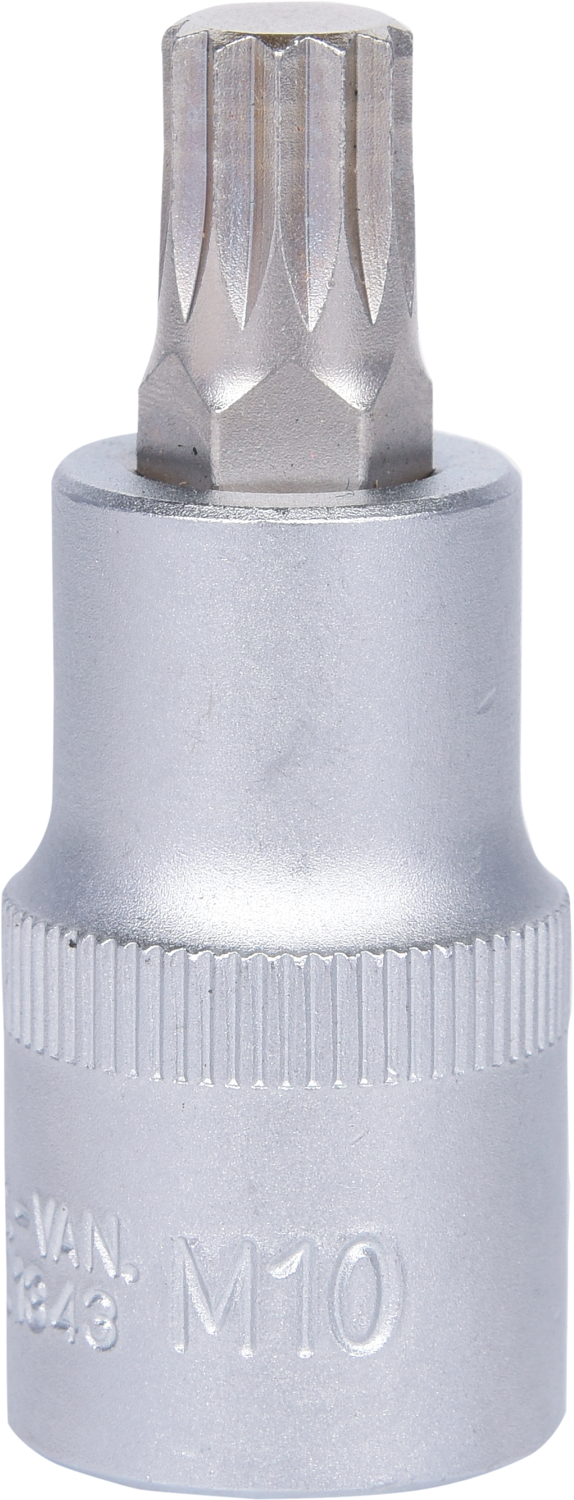 1/2" Bit-Stecknuss XZN, M10, 55 mm