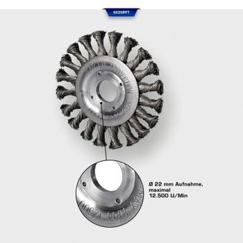 Bürstenscheibe, Bohrmaschine KS TOOLS  BT103102