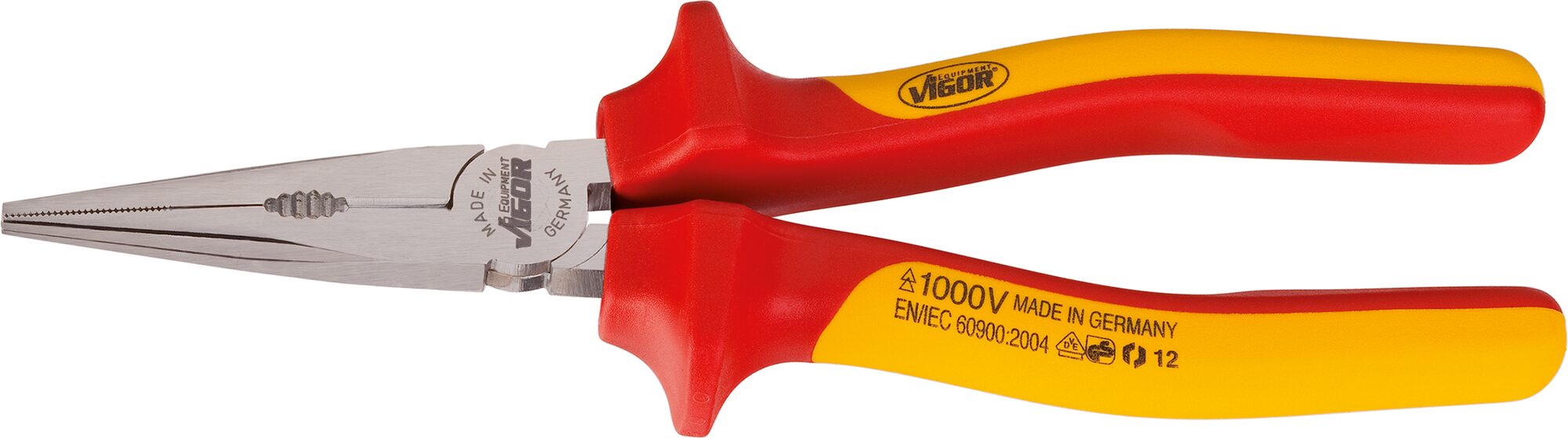 VIGOR VDE Flachrund-Zange · V2630 · 200 mm